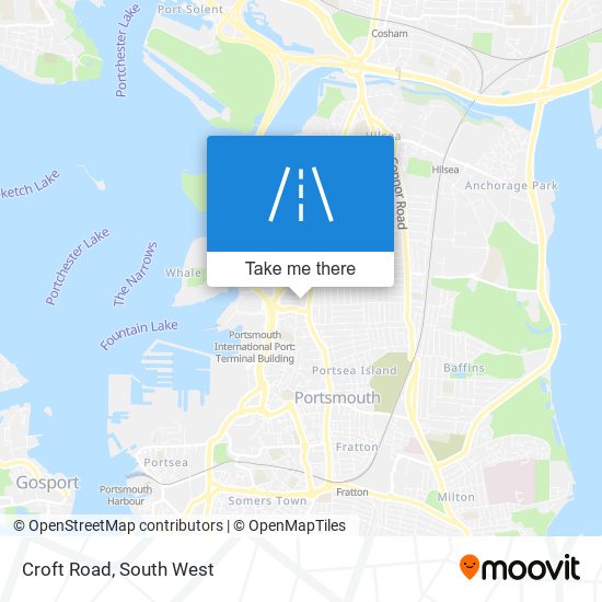 Croft Road map