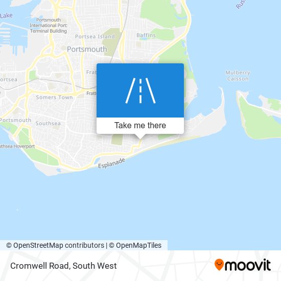 Cromwell Road map