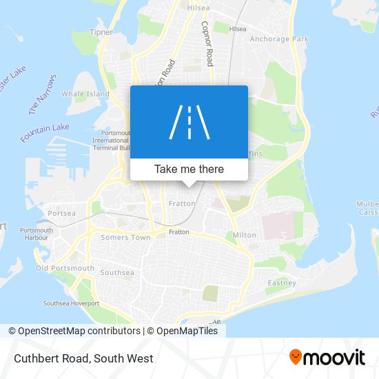 Cuthbert Road map