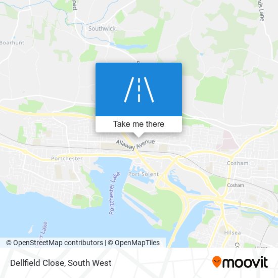 Dellfield Close map