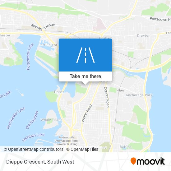 Dieppe Crescent map
