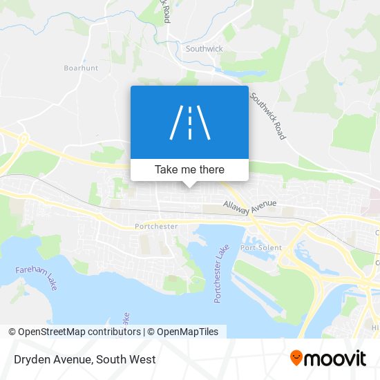 Dryden Avenue map