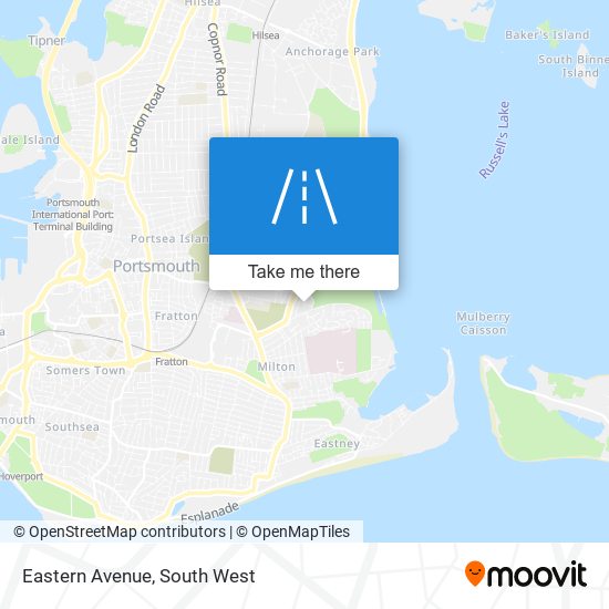 Eastern Avenue map