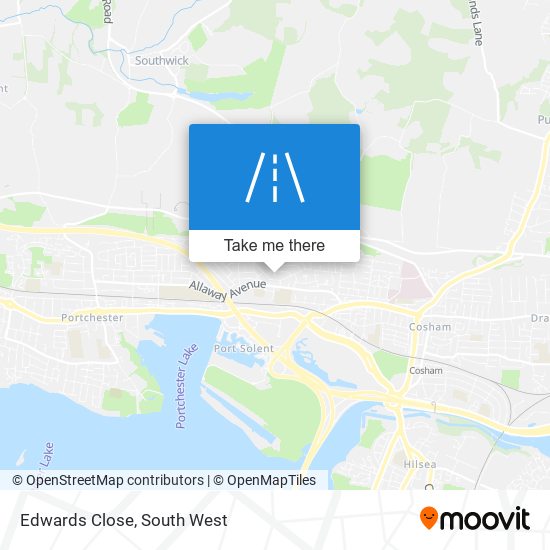 Edwards Close map