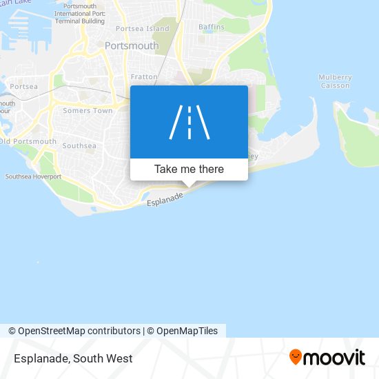 Esplanade map