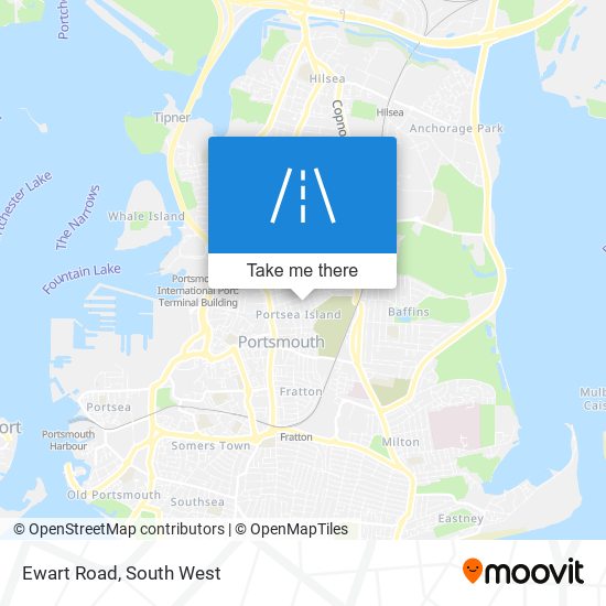 Ewart Road map