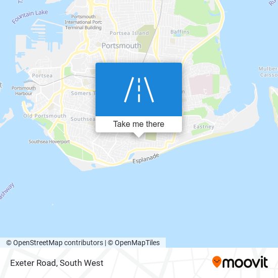 Exeter Road map