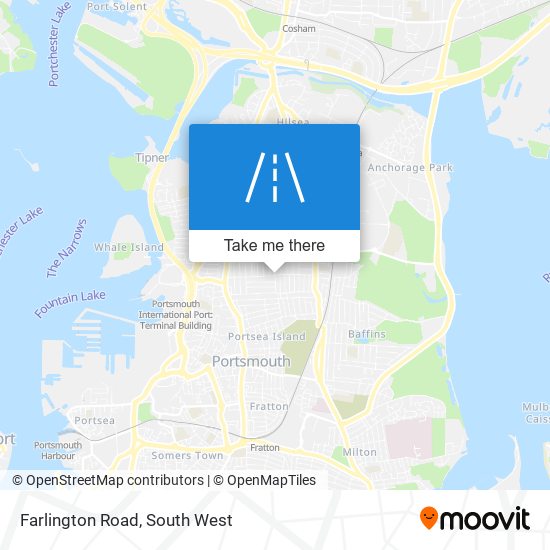 Farlington Road map