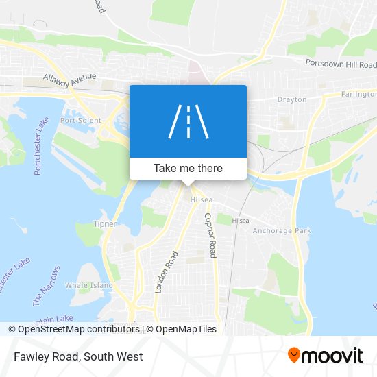 Fawley Road map