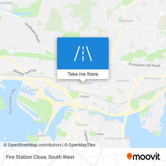Fire Station Close map