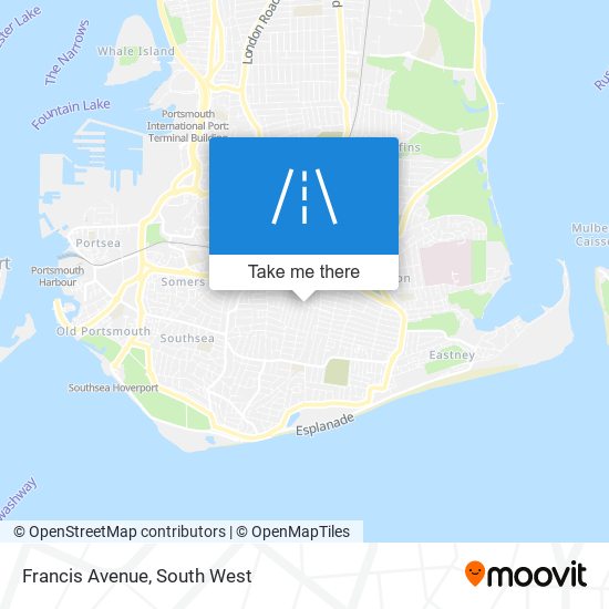 Francis Avenue map