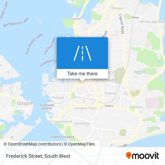 Frederick Street map