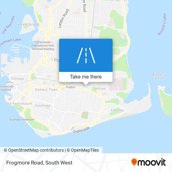 Frogmore Road map
