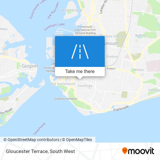 Gloucester Terrace map