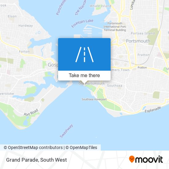 Grand Parade map