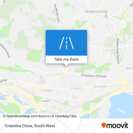 Greenlea Close map