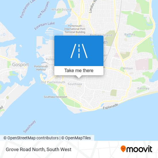 Grove Road North map