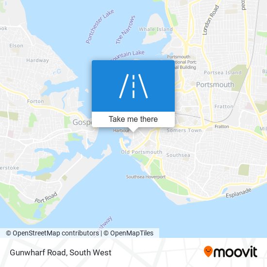 Gunwharf Road map