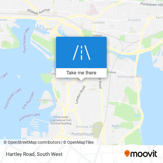 Hartley Road map