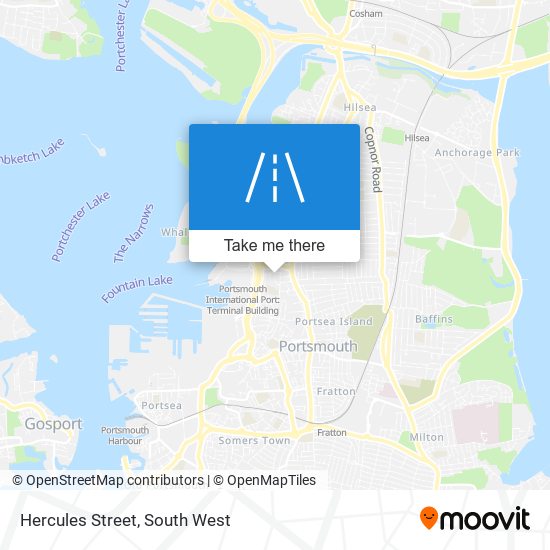 Hercules Street map