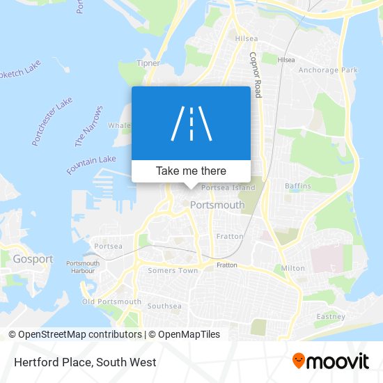 Hertford Place map