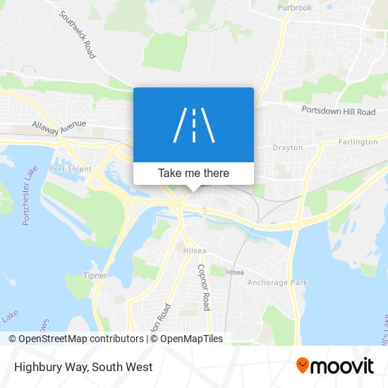 Highbury Way map