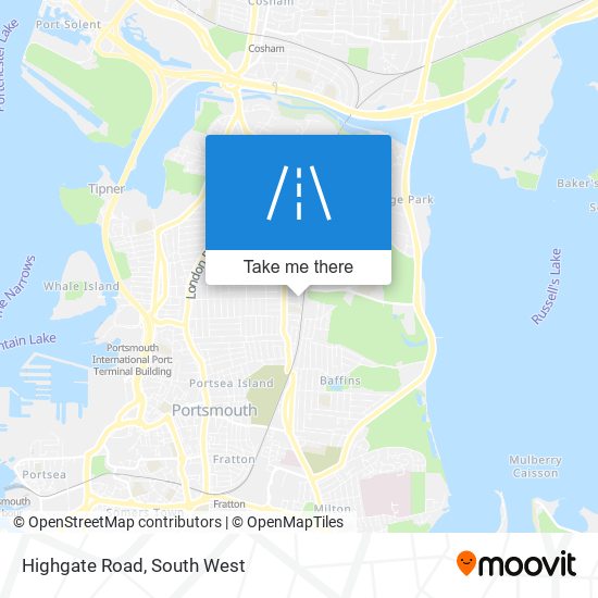 Highgate Road map