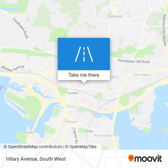 Hilary Avenue map