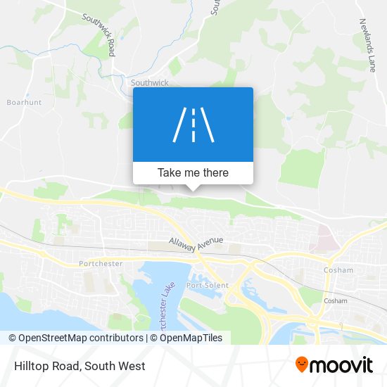 Hilltop Road map