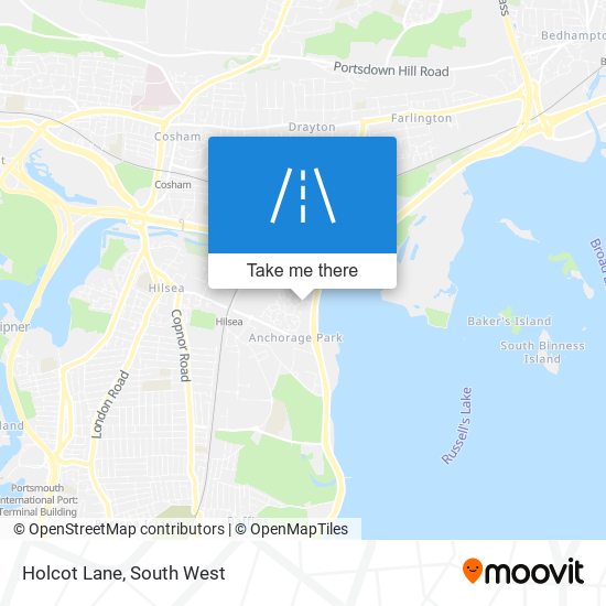 Holcot Lane map