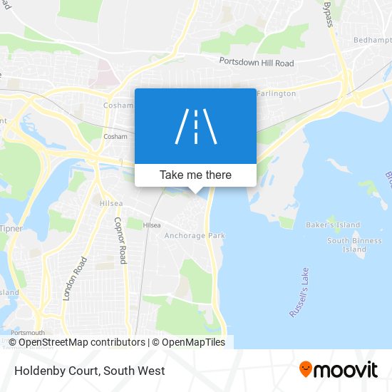Holdenby Court map