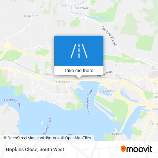 Hopkins Close map