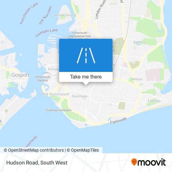 Hudson Road map