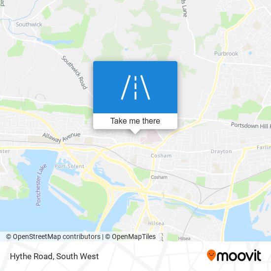 Hythe Road map