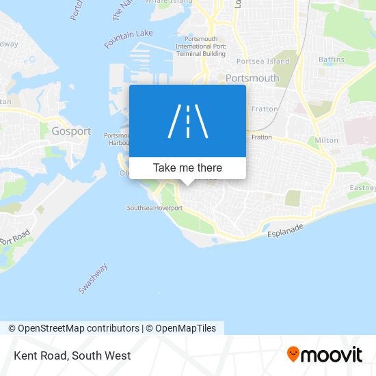 Kent Road map