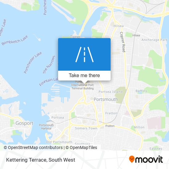 Kettering Terrace map