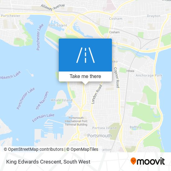 King Edwards Crescent map