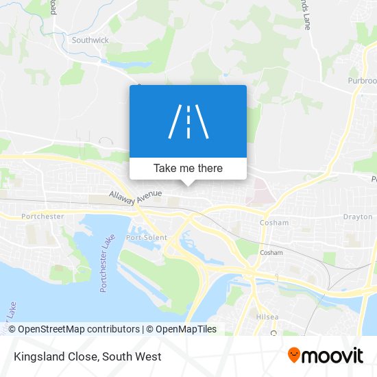 Kingsland Close map