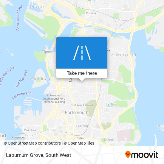 Laburnum Grove map
