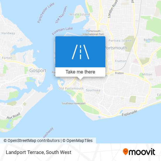 Landport Terrace map