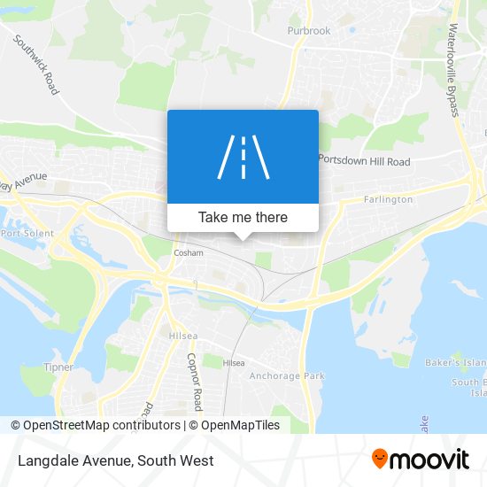 Langdale Avenue map