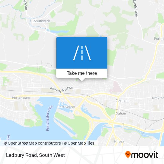 Ledbury Road map
