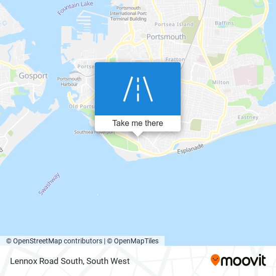 Lennox Road South map