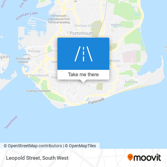 Leopold Street map