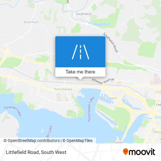 Littlefield Road map