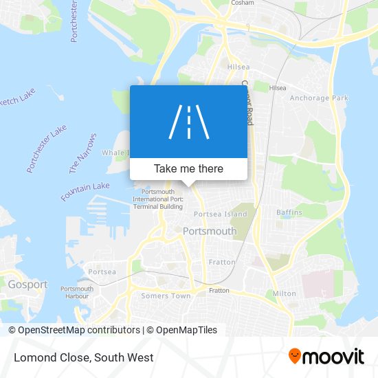 Lomond Close map