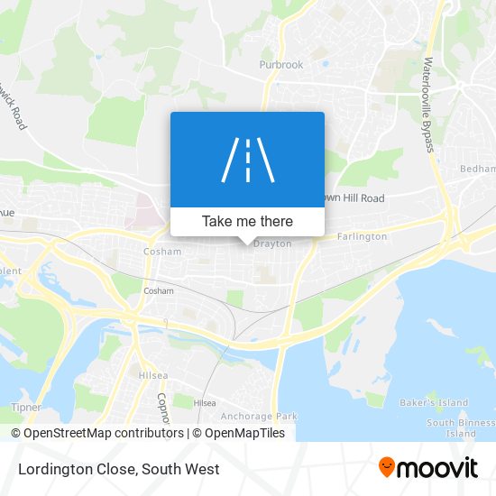 Lordington Close map