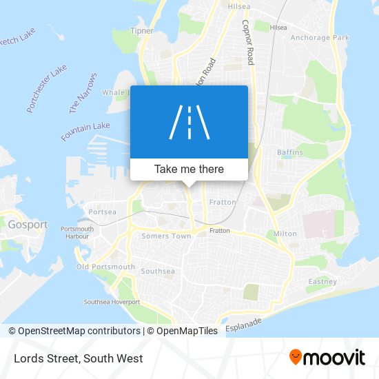 Lords Street map