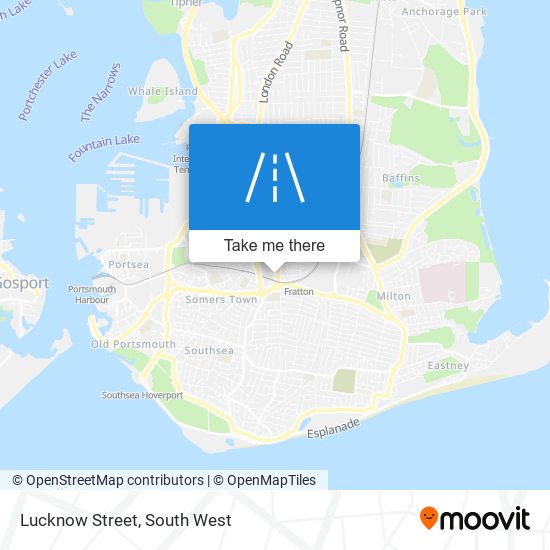 Lucknow Street map