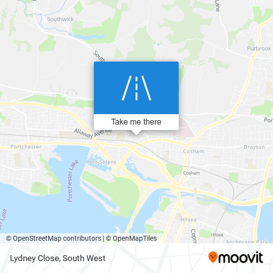 Lydney Close map